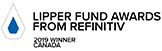 LIPPER FUND AWARDS FROM REFINITY 2019 WINNER CANADA